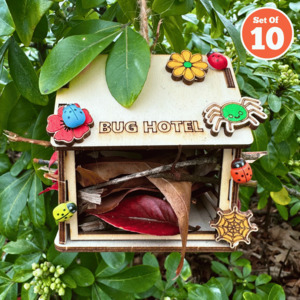 Set of 10 - Mini Bug Hotel