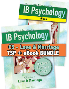 Support Packs: IB Psychology - A Student's Guide - Love and Marriage TSP + eBook Bundle - Chapter 5 - FREE