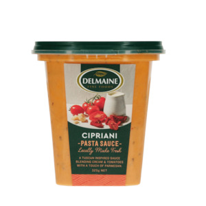 Pasta sauce: Delmaine Cipriani Sauce