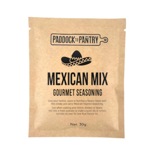 Meal Ingredients: Paddock to Pantry Gourmet Seasoning - Mexican Mix