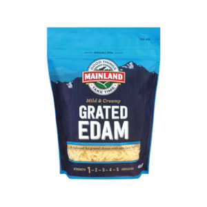 Pizza Ingredients: Mainland Grated Edam 400g