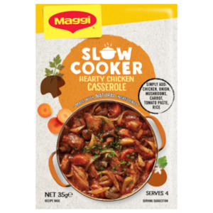 Condiments Seasonings: Maggi Slow Cooker Chicken Casserole Recipe Base Sachet 35g