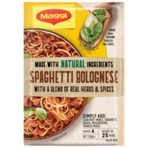 Condiments Seasonings: Maggi Spaghetti Bolognese Recipe Base Sachet 26g