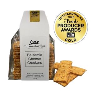 All Meat: Totara Cottage Balsamic Cheese Crackers 110g