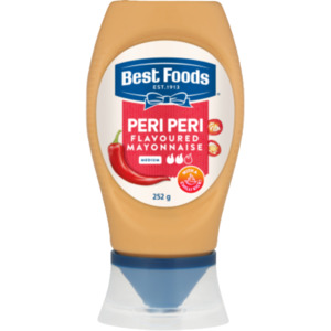 Meat Specials: Best Foods Peri Peri Mayonnaise 252g