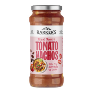 Meal Ingredients: Barkers Tomato Nachos Meal Sauce