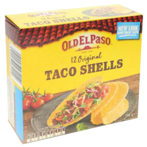 Meal Ingredients: Old El Paso Taco Shells