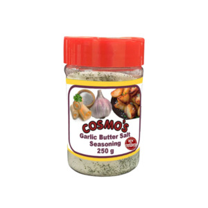 Condiments Seasonings: Cosmo's Garlic Butter Salt Shaker