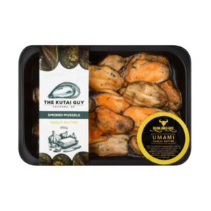 The Kutai Guy Garlic Butter Smoked Mussels