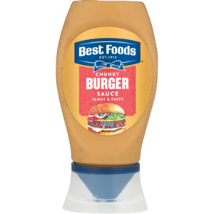 Meat Specials: Best Foods Burger Sauce 258g