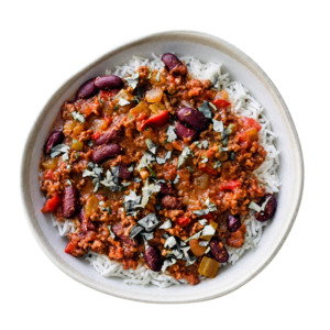 All Meat: Chilli Con Carne With Rice