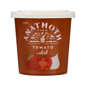 Meat Specials: Anathoth Farm Relish Tomato