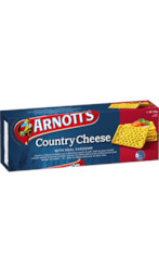 Crackers: Arnotts Country Cheese Crackers 250g