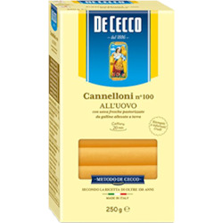Pasta: Cannelloni Tubes 250g De Cecco