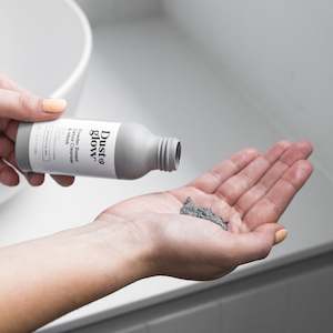 Products: Dust & Glow Powder Based Charcoal Detox Cleanser & Mask