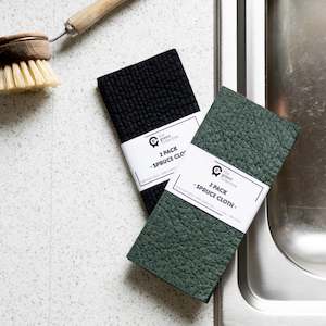 The Green Collective: Solid Colour Spruce - Eco Dishcloth
