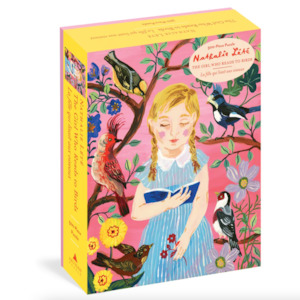 Puzzles: Nathalie Lété: The Girl Who Reads to Birds 500 piece jigsaw puzzle