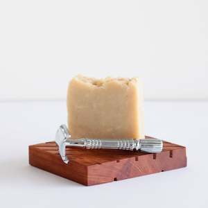 Caliwoods: Caliwoods Shaving Soap Bar - Lemon & Orange