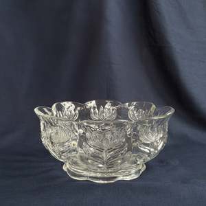 The Minimal Studio: Fleur Pressed Glass Bowl