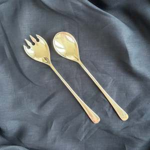 The Minimal Studio: Liv Silver Salad Servers