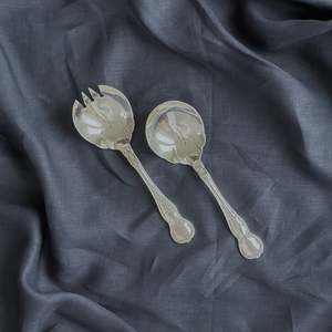 Eira Silver Salad Servers