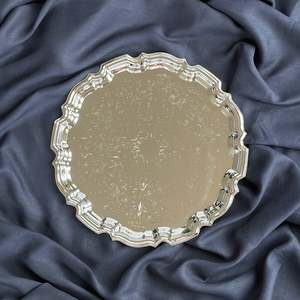 The Minimal Studio: Linnea Round Silver Tray