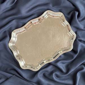 The Minimal Studio: Livia Sculptural Silver Tray