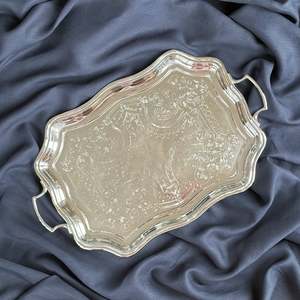 The Minimal Studio: Amalia Engraved Silver Tray