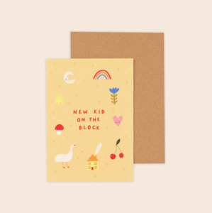Latest Arrivals: New Kid on the Block Baby Card