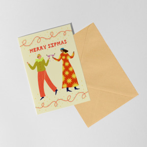 Latest Arrivals: Merry Sipmas Christmas Card