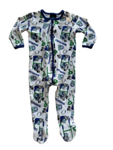 Size 12 18m: Warriors Onesie (12-18M)