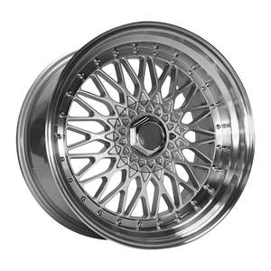 Wheel And Tyre Combo: BSRS Silver/Polished Lip Wheel and Tyre Combo 18X9.5 +35 5X114.3/5X120