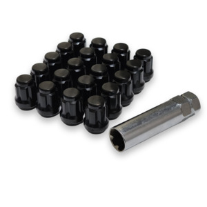 M14x1.5 Spline Drive Wheel Nuts 35mm - Black