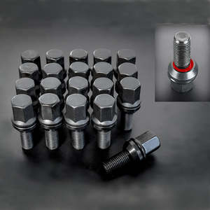 20PCS + Key P.C.D. Variation Bolts/Wobble Bolts M14X1.5 5X112 to 5X114.3, 5X108 to 5X110
