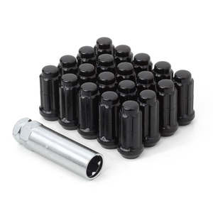 M14x1.5 Spline Drive Wheel Nuts 51mm - Black
