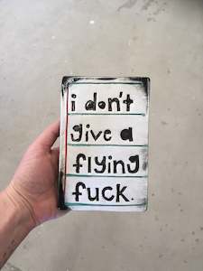I don’t give a flying fuck tile.