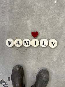 Words: Family Pebbles