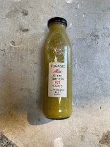 All: Green tomato hot sauce