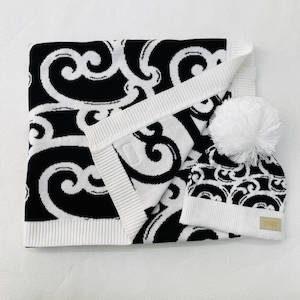 Knit Blankets: Organic 100% Cotton Knit Blanket Set INSTOCK