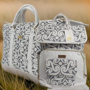 Bag Sets: Black Koru Design Bag Set