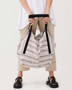 Striped Oversized Tote Bag