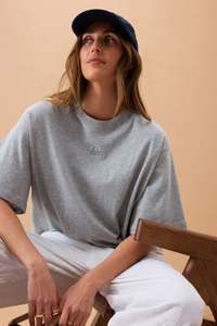 Phoebe Premium Tee – Grey Marle