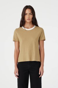 Ivy Tee Latte / White