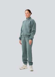 Lounge And Sleepwear: Tia MD Trackpants – Balsam Green