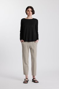 Merino Swing Sweater – Black