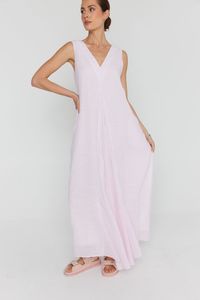 Alexandra: Simi Dress – Pink Stripe