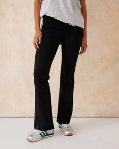 Winter Essentials: Ponte Bootleg Pant – Black