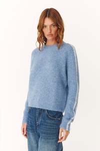 Fashion Womens: Lana Knit Jumper – Sky Blue
