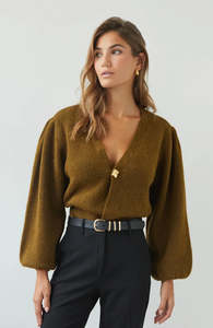 Hollie Cardigan – Khaki