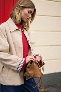 Fashion Womens: Pia Coat – Sand